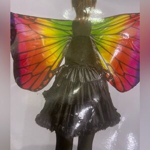 KIDS Colorful Butterfly Wings Costume
